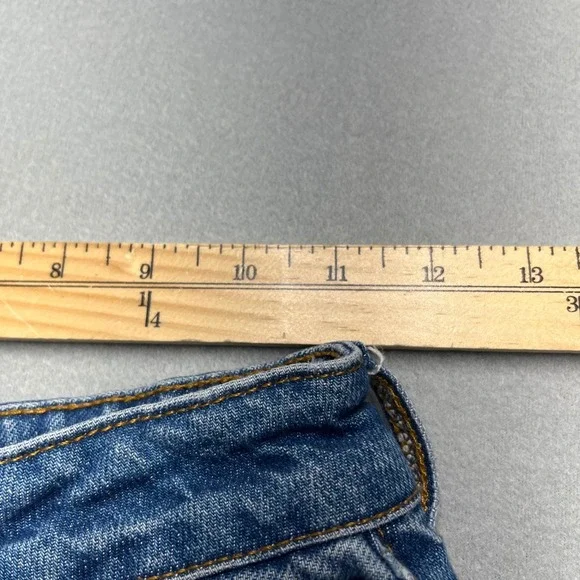 Anthropologie PILCRO Austyn High ‎ Rise Cuffed Wide Leg Jeans Women 26 Relaxed - Picture 7 of 11